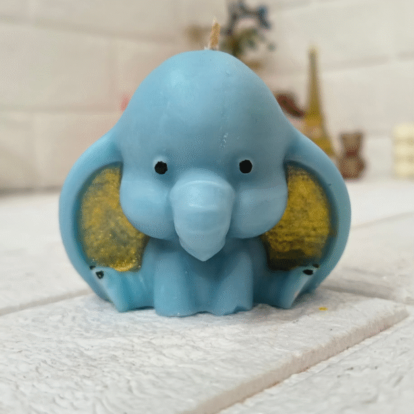 Baby Elephant Candle