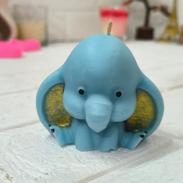 Baby Elephant Candle