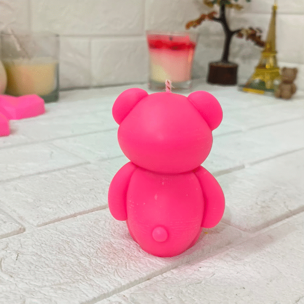 3D Teddy Bear Candle