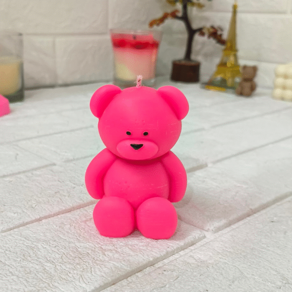 3D Teddy Bear Candle