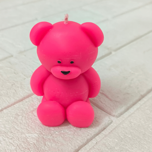 3D Teddy Bear Candle