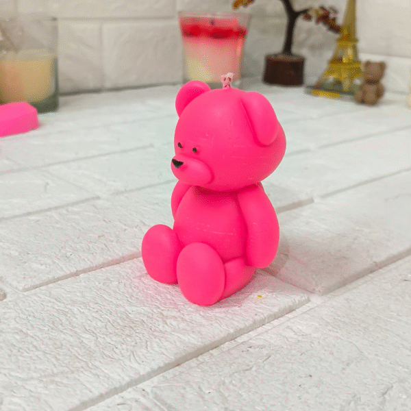 3D Teddy Bear Candle