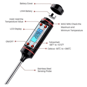 candle temperature thermometer