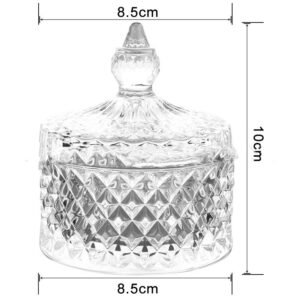 Beautifully Designed Crystal Glass Lid