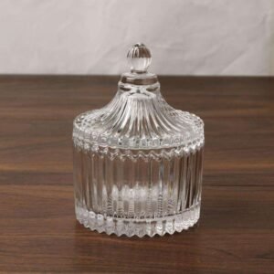 Crystal Crown With Glass Lid