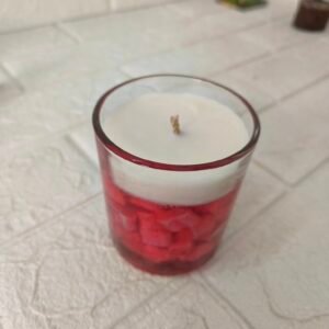 Heart In Glass Jar Candle