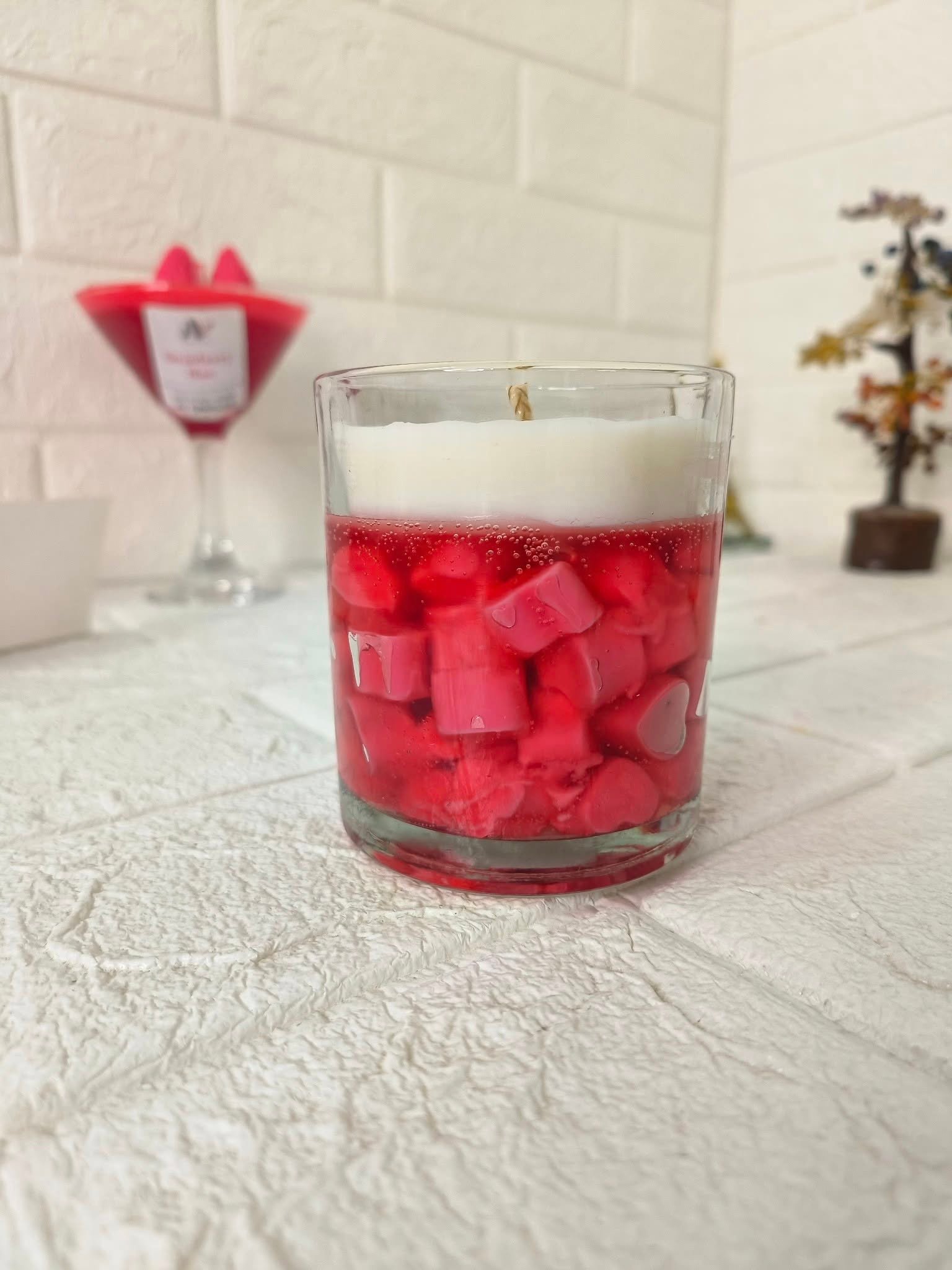 Heart In Glass Jar Candle Heart In Glass Jar Candle