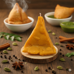 Samosa Candle