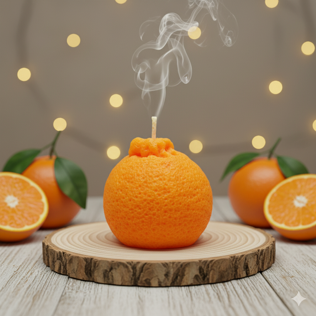Orange Aroma Candle Orange Aroma Candle