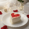 Valentine Day Heart Shape Cake Candle