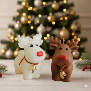 Christmas Reindeer Candle