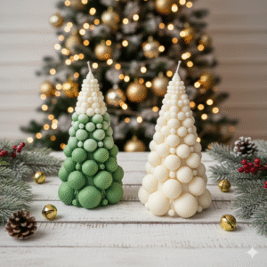 Christmas Bubble Tree Candle