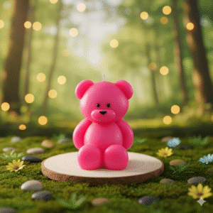 3D Teddy Bear Candle