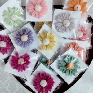 Daisy Flower Candle