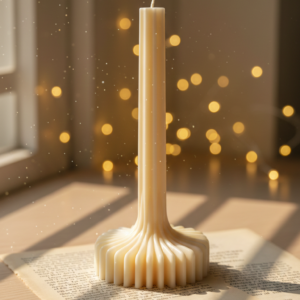 Tall Geometric Candle