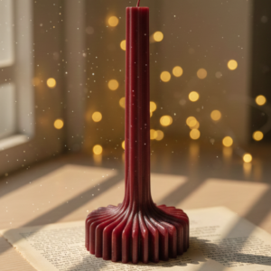 Tall Geometric Candle